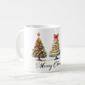 Elegant Christmas Trees – Holiday Season Kaffeetasse (Vorderseite Links)