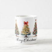Elegant Christmas Trees – Holiday Season Kaffeetasse (Mittel)