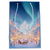 Elegant Christmas Whimsical Village | Gift Bag Mittlere Geschenktüte (Vorderseite)