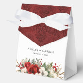 Elegant Christmas Winter Floral Geschenkschachtel (Vorderseite)