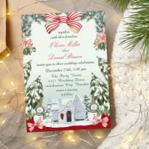 Elegant Christmas Winter Wedding