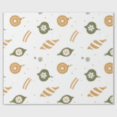 Elegant Christmas wrapping paper Geschenkpapier (Flach)