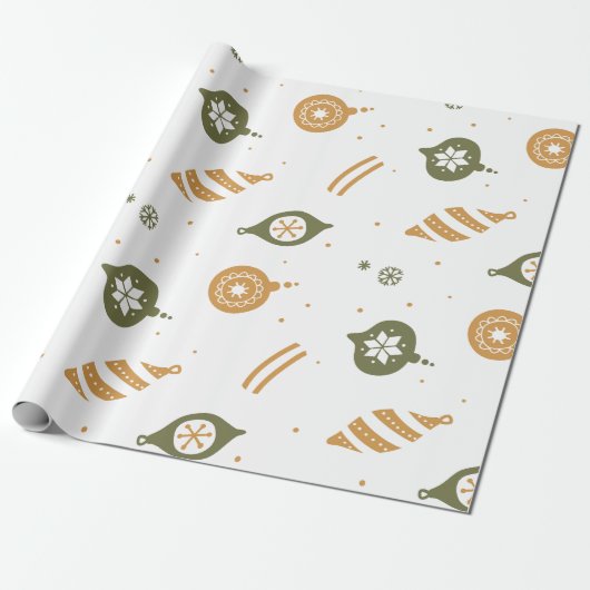 Elegant Christmas wrapping paper Geschenkpapier (Ungerollt)