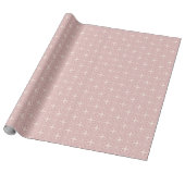 Elegant Circles on Dusty Rose Pink Gift Wrap Geschenkpapier (Ungerollt)