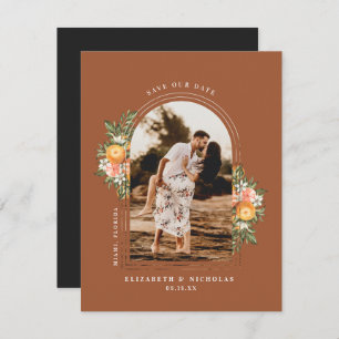 Elegant Citrus Orchard   Boho Save the Date