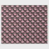 Elegant Clara, Nutcracker Wonderland Geschenkpapier (Flach)