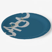 Elegant Class of 2025 Graduation Party Pappteller (Schrägansicht)