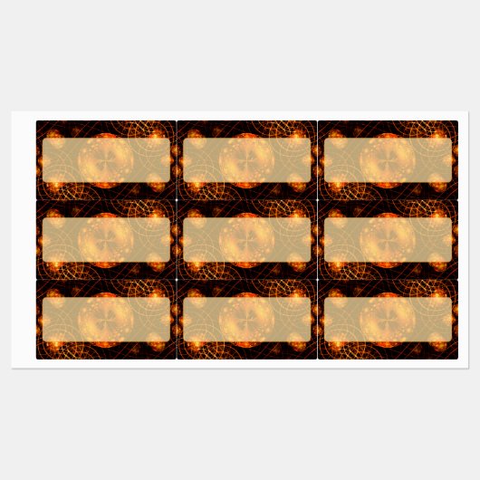 Elegant Classic Boho Modern Gold #901 Wedding Etiketten (Blatt)