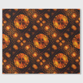 Elegant Classic Boho Modern Gold #901 Wedding Geschenkpapier (Flach)