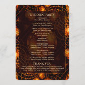 Elegant Classic Boho Modern Gold #901 Wedding Programm (Rückseite)