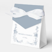 Elegant Classic Dusty Blue Geschenkschachtel (Vorderseite)