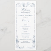 Elegant Classic Dusty Blue Programm (Vorderseite)