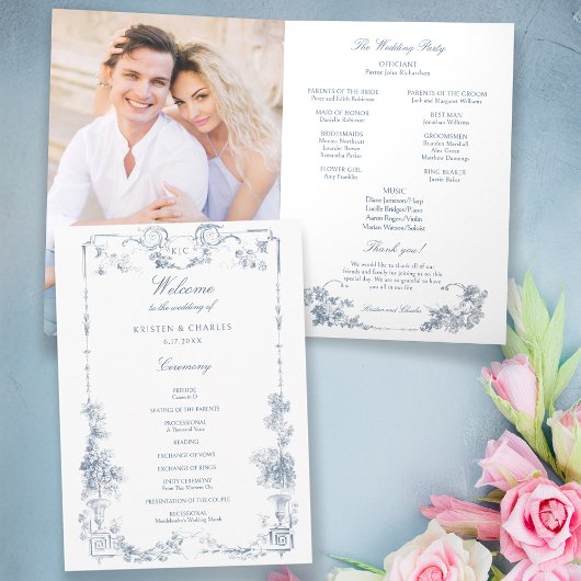 Elegant Classic Dusty Blue Programm