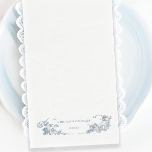 Elegant Classic Dusty Blue Serviette