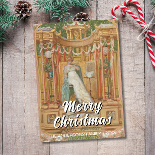 Elegant Classic Frohe Weihnachts-Rose Poynter Feiertagskarte
