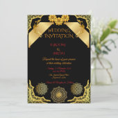Elegant Classic Marriage Invite Template Einladung (Stehend Vorderseite)