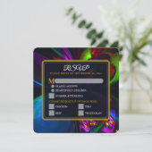 Elegant Classic Modern Floral Pattern #902 Wedding (Stehend Vorderseite)