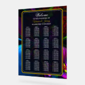 Elegant Classic Modern Floral Pattern #902 Wedding Acrylschild (Winkel)