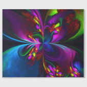 Elegant Classic Modern Floral Pattern #902 Wedding Geschenkpapier (Flach)