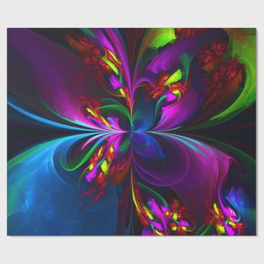 Elegant Classic Modern Floral Pattern #902 Wedding Geschenkpapier (Flach)