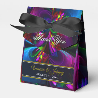 Elegant Classic Modern Floral Pattern #902 Wedding Geschenkschachtel