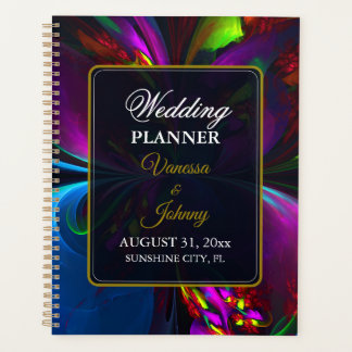 Elegant Classic Modern Floral Pattern #902 Wedding Planer