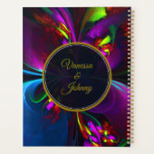 Elegant Classic Modern Floral Pattern #902 Wedding Planer (Rückseite)