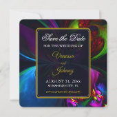 Elegant Classic Modern Floral Pattern #902 Wedding Save The Date (Vorderseite)