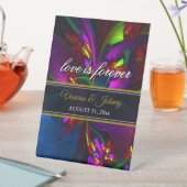 Elegant Classic Modern Floral Pattern #902 Wedding Sockelschild (In Situ)