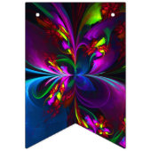 Elegant Classic Modern Floral Pattern #902 Wedding Wimpelkette (Zweite Fahne)