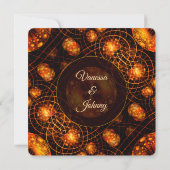 Elegant Classic Modern Gold #901 Wedding RSVP Card (Rückseite)