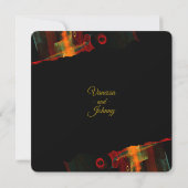 Elegant Classic Modern Trendy Pattern #903 Wedding (Rückseite)