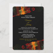 Elegant Classic Modern Trendy Pattern #903 Wedding Einladung (Vorderseite)