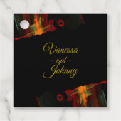 Elegant Classic Modern Trendy Pattern #903 Wedding Geschenkanhänger (Vorderseite)