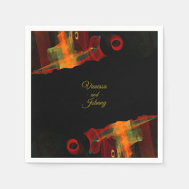 Elegant Classic Modern Trendy Pattern #903 Wedding Serviette