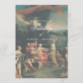 Elegant Classic Old painting Wedding Einladung (Vorderseite)