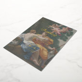 Elegant Classic Old painting Wedding Folieneinladung (Gedreht)