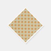 Elegant Classic Pumpkin Patterned Serviette (Ecke)