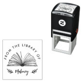 Elegant Classic Script From the Library Of Custom  Permastempel (Beispiel)