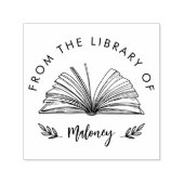 Elegant Classic Script From the Library Of Custom  Permastempel (Design)