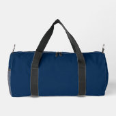 Elegant Classic Simple Navy Blue Custom Duffle Bag (Rückseite)