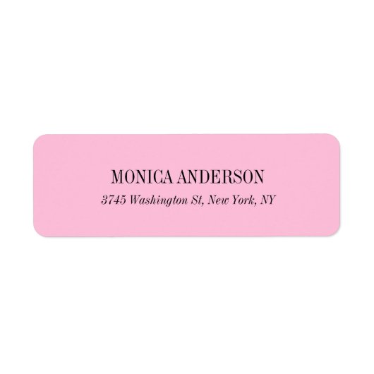 Elegant Classic Simple Pink Einzigartig Original (Vorne)