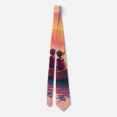 Elegant Classic Stilvolle Trauzeugen Neck Tie Krawatte (Rückseite)