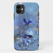 Elegant Classy Blue Birds Bluebirds Case-Mate iPhone Hülle (Rückseite)