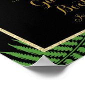 Elegant Classy Bracken Birthday Poster (Ecke)