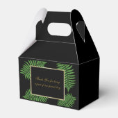 Elegant Classy Bracken Wedding Geschenkschachtel (Rückseite)