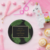 Elegant Classy Bracken Wedding Pappteller (Party)