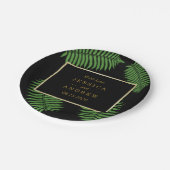 Elegant Classy Bracken Wedding Pappteller (Schrägansicht)
