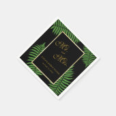 Elegant Classy Bracken Wedding Serviette (Ecke)