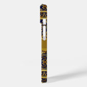 Elegant Classy Gold Blue Case-Mate iPhone Hülle (Rückseite / Links)